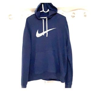 NIKE HOODIE NAVY BLUE LARGE